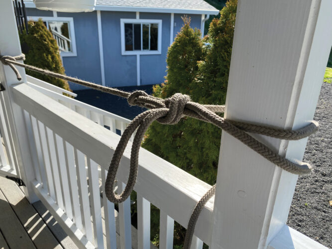 Tie Bowline Knots and Overhand Loop Knots